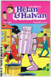Helan och Halvan 1977 nr 4 omslag serier