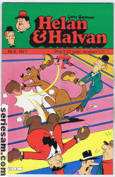 Helan och Halvan 1977 nr 6 omslag serier