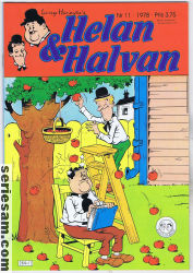 Helan och Halvan 1978 nr 11 omslag serier