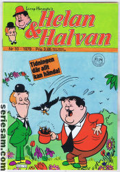 Helan och Halvan 1979 nr 10 omslag serier