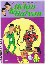 Helan och Halvan 1979 nr 3 omslag serier