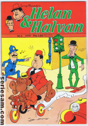 Helan och Halvan 1979 nr 6 omslag serier