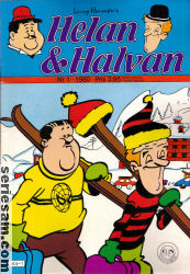 Helan och Halvan 1980 nr 1 omslag serier