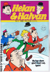 Helan och Halvan 1980 nr 2 omslag serier