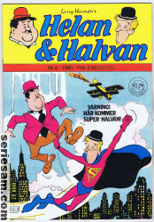 Helan och Halvan 1980 nr 4 omslag serier