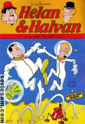 Helan och Halvan 1980 nr 6 omslag serier