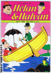 Helan och Halvan 1980 nr 8 omslag serier Helan och Halvan 1980 nr 8 omslag serier
