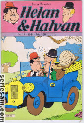 Helan och Halvan 1981 nr 11 omslag serier