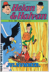 Helan och Halvan 1981 nr 12 omslag serier Helan och Halvan 1981 nr 12 omslag serier