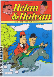 Helan och Halvan 1981 nr 3 omslag serier Helan och Halvan 1981 nr 3 omslag serier