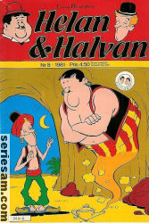 Helan och Halvan 1981 nr 8 omslag serier