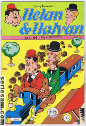 Helan och Halvan 1981 nr 9 omslag serier Helan och Halvan 1981 nr 9 omslag serier