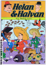 Helan och Halvan 1982 nr 3 omslag serier