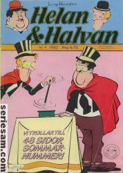 Helan och Halvan 1982 nr 4 omslag serier