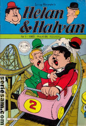 Helan och Halvan 1983 nr 1 omslag serier