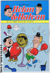 Helan och Halvan 1983 nr 10 omslag serier