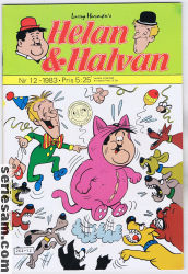 Helan och Halvan 1983 nr 12 omslag serier