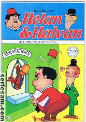 Helan och Halvan 1984 nr 1 omslag serier