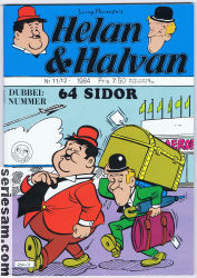 Helan och Halvan 1984 nr 11/12 omslag serier