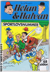 Helan och Halvan 1984 nr 2 omslag serier