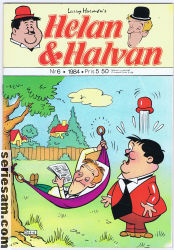 Helan och Halvan 1984 nr 6 omslag serier Helan och Halvan 1984 nr 6 omslag serier