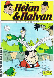 Helan och Halvan 1984 nr 8 omslag serier Helan och Halvan 1984 nr 8 omslag serier
