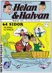 Helan och Halvan 1984 nr 9/10 omslag serier