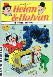 Helan och Halvan 1985 nr 3 omslag serier