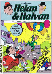 Helan och Halvan 1985 nr 4 omslag serier