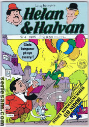 Helan och Halvan 1985 nr 4 omslag serier Helan och Halvan 1985 nr 4 omslag serier
