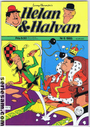 Helan och Halvan 1985 nr 6 omslag serier Helan och Halvan 1985 nr 6 omslag serier