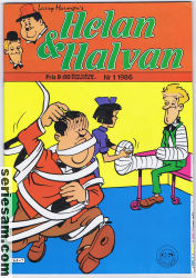 Helan och Halvan 1986 nr 1 omslag serier Helan och Halvan 1986 nr 1 omslag serier