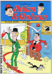 Helan och Halvan 1986 nr 4 omslag serier