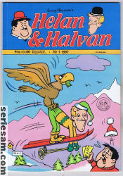 Helan och Halvan 1987 nr 1 omslag serier