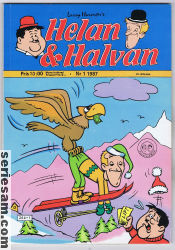 Helan och Halvan 1987 nr 1 omslag serier Helan och Halvan 1987 nr 1 omslag serier
