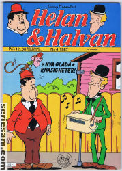 Helan och Halvan 1987 nr 4 omslag serier Helan och Halvan 1987 nr 4 omslag serier