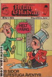 Helan och Halvan pocket 1973 nr 1 omslag serier