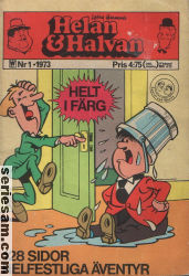 Helan och Halvan pocket 1973 nr 1 omslag serier Helan och Halvan pocket 1973 nr 1 omslag serier