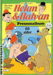 Helan och Halvan presentalbum 1987 omslag serier