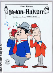 Helan och Halvan specialnummer 1971 omslag serier