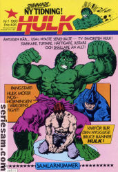 Hulk 1980 nr 1 omslag serier Hulk 1980 nr 1 omslag serier