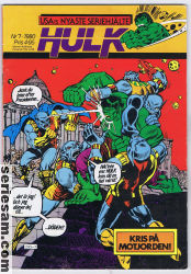 Hulk 1980 nr 7 omslag serier