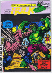 Hulk 1980 nr 8 omslag serier