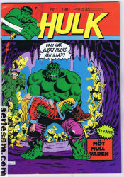 Hulk 1981 nr 1 omslag serier