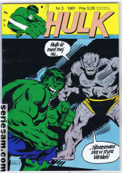 Hulk 1981 nr 3 omslag serier