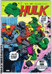 Hulk 1981 nr 5 omslag serier