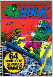 Hulk 1981 nr 7 omslag serier