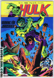 Hulk 1982 nr 11 omslag serier