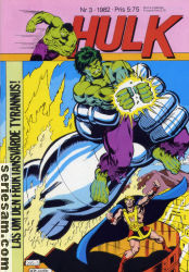 Hulk 1982 nr 3 omslag serier