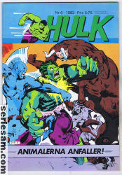 Hulk 1982 nr 6 omslag serier